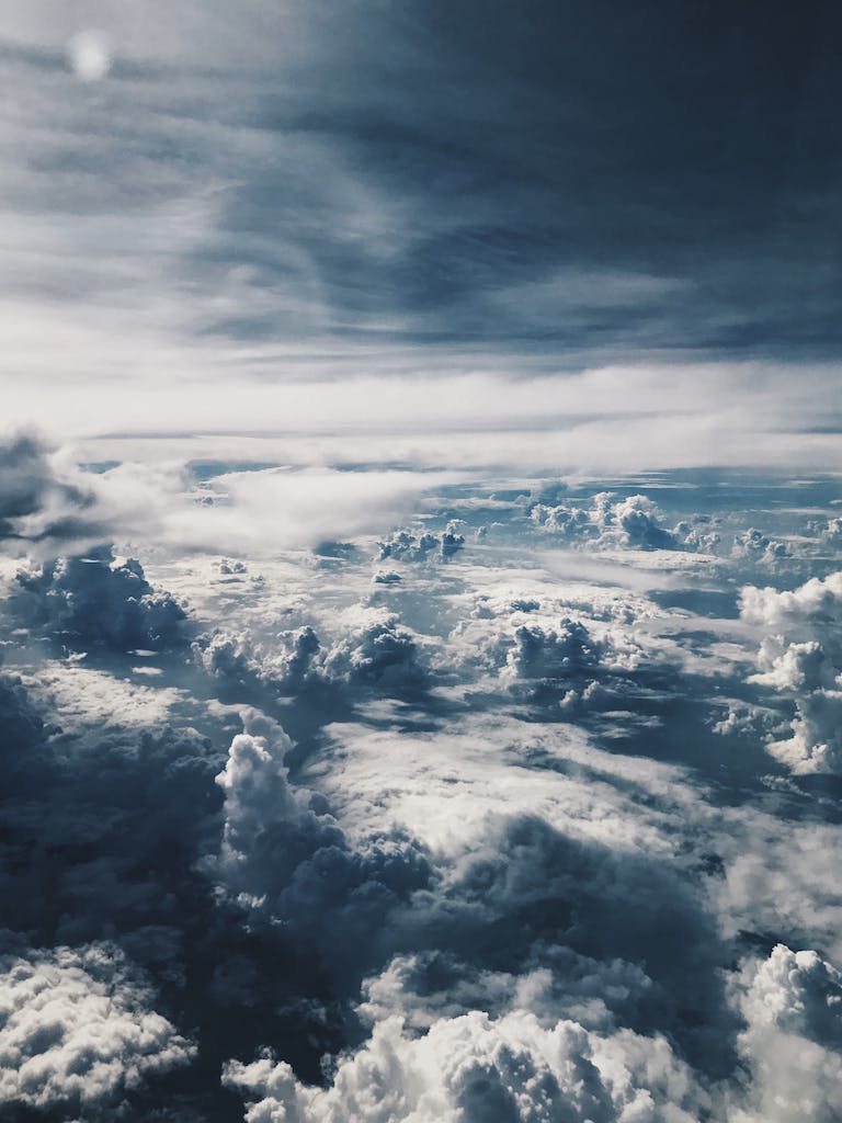 White Cumulus Clouds